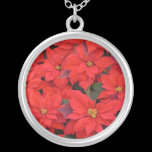 Red Poinsettias Necklace