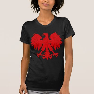 Red Polish Eagle T Shirts