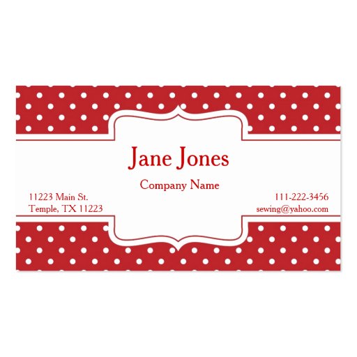 polka dot business card templates free polka dot business card zazzle polka dot business card templates free polka dot business card zazzle