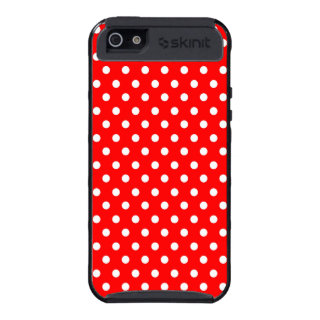 Red polka dot iphone 5 case