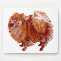 Red Pomeranian Mousepads