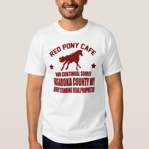 red pony cafe t shirt