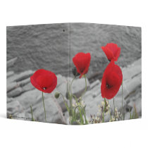 red popies binders