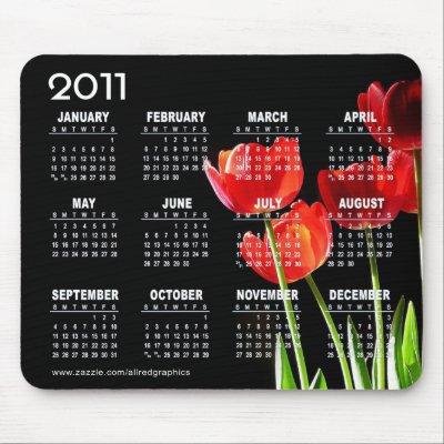 2011 calendar red. Red Poppies 2011 Calendar Mousepad by AllRedGraphics