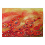 Red Poppies Greeting Card