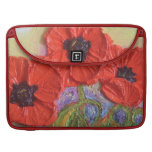 Red Poppies Macbook Pro Sleeve