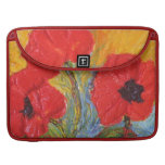 Red Poppies Macbook Pro Sleeve