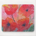 Red Poppies Mouse Pad mousepads