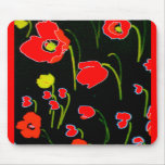 Red Poppies Mousepad