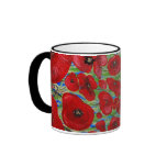 RED POPPIES Mug