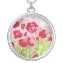 Red Poppies Necklace