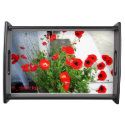 Red Poppies photo tray