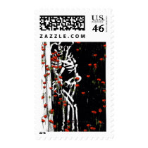 Red Poppies postage