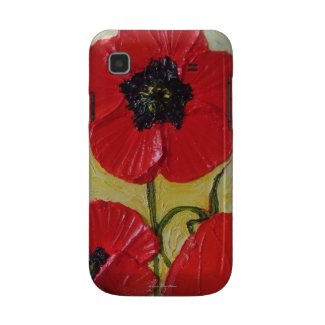 Red Poppies Samsung Galexy Case Samsung Galaxy Case