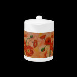 Red Poppies Teapot teapots