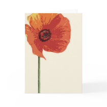 Red Poppy 2 cards