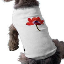Red Poppy Closeup pet clothing by SusanSavad Red Poppy Closeup pet clothing