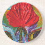 Red Poppy Coaster