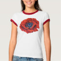Red Poppy Cotton Tee Shirt