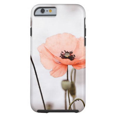 Red Poppy Flowers iPhone 6 Case