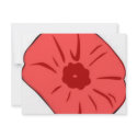 Red Poppy invitations by pollop Red Poppy invitations
