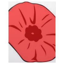 Red Poppy Customized Letterhead