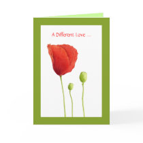 Red Poppy Love Card