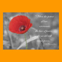 Red Poppy Poster Print