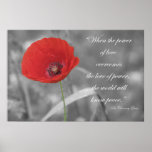Red Poppy Poster Print