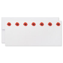 Red Poppy Rack Card Template
