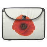 Red Poppy Sleeves For MacBook Pro