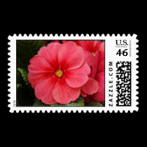 Red Primrose postage by kokobaby Red Primrose postage