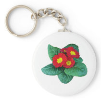 Red Primroses keychains