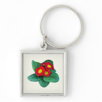Red Primroses keychains
