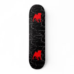 Red Pug Skateboard 2