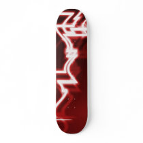 Red Pulse Custom Skateboard