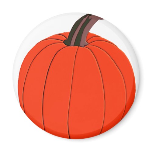 Red pumpkin magnet magnet