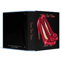 Red Pumps Binder by Customizables Red Pumps Binder