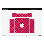 Red/Purple/Pink Tartan Plaid Mac Mini Skin