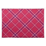 Red/Purple/Pink Tartan Plaid Placemat