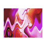 Red Purple Postcards