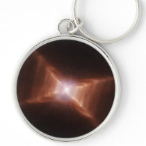 Red Pyramid in the sky Key Chain