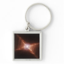 Red Pyramid in the sky Keychain