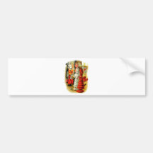 Red Queen and White King Into the Fire Bumper Stickers