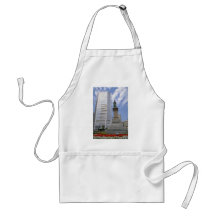 Red Queen Victoria statue, Montreal, Quebec flower Aprons