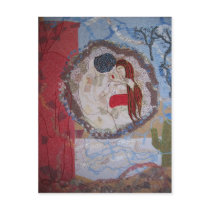 Red Rabbit Postcard by meltedrachel Red Rabbit Postcard