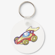 Red Race Car keychains