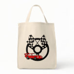 Red Race Car Tshirts and Gifts Canvas Bags