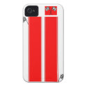 Red Racing Stripe iPhone 4 Cell Phone Case Case-Mate iPhone 4 Case