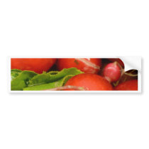 Red Radish bumper stickers by Debrene Red Radish bumper stickers